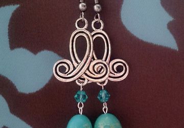 Серьги "Вензеля"