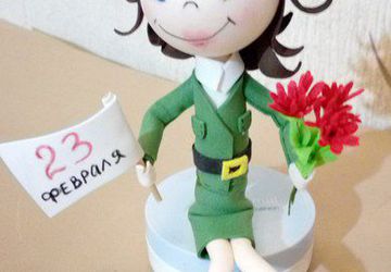 Сувенир 😉 Солдатка на 23 февраля