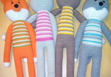 Вязаные зверята