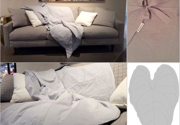 Покрывало-плед "лист 1"