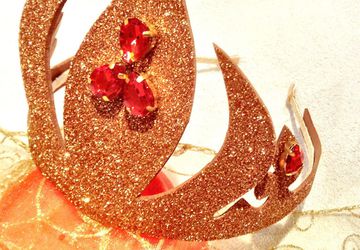 Новогодняя корона на ободочке