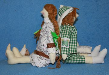 Сладкая парочка сплюшек тильд