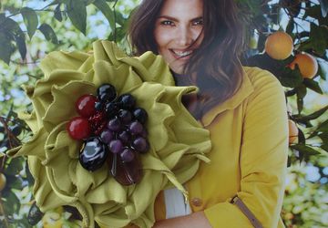 Брошь-заколка "Сочное лето"