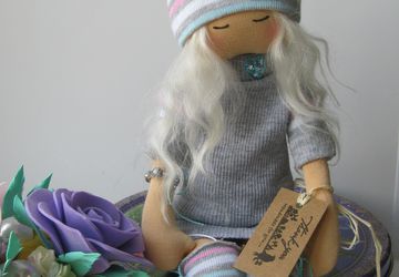 Текстильная кукла. Авторская работа