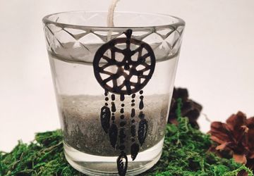 "Ловец снов" гелевая свеча