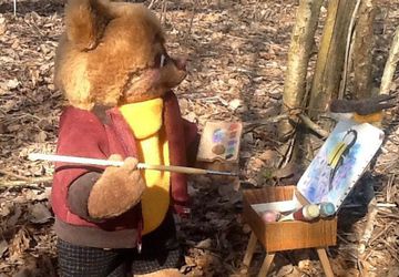 Мишка "ХУДОЖНИК"