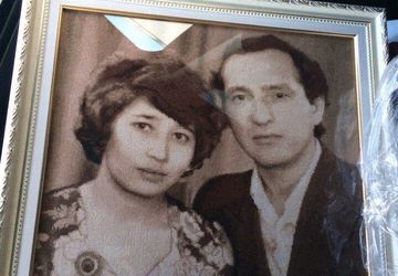 Портрет по фотографии. Вышивка