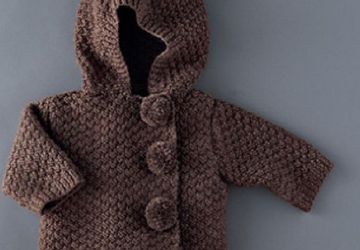 Детский кардиган с капюшоном на возраст 5 лет