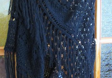 Шаль крючком Натали