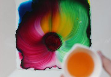 Как сделать абстрактное искусство - простой и интересный способ!