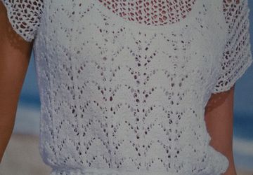 Пуловер женский летний и топ на бретелях