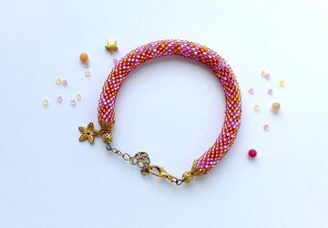 Браслет "Золотая сакура"