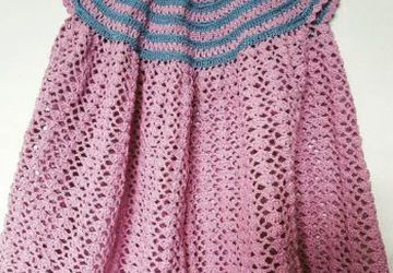 Платье вязаное для девочки