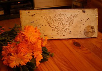 Вешалка - потертый шик, своими руками