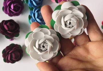 Розы ручной работы