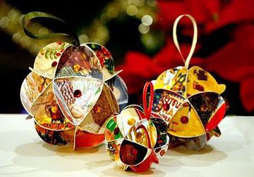 Новогодние шары своими руками