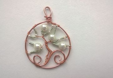 Подвеска из проволки