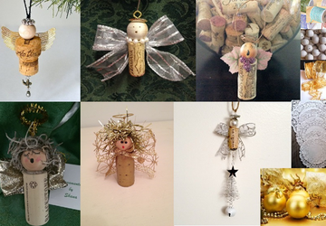 Ангел из винной пробки