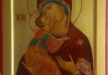 Икона Божией Матери Владимирская. (Извод прп. Андрея Рублева)