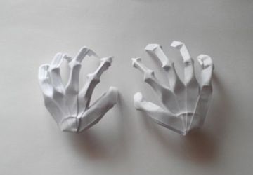 Как сделать руку из бумаги