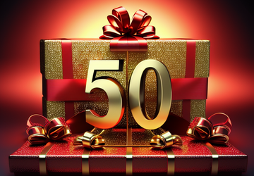 How to make a gift for 50th anniversary