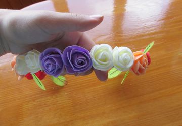 Венок для головы из цветов