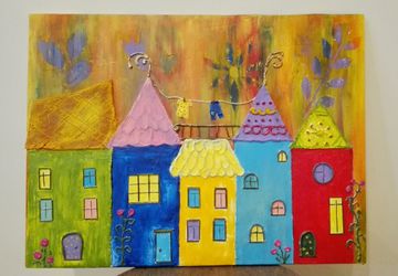 Объемное панно «Сказочный город»