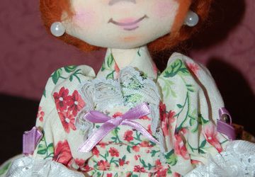 кукла-грелка на чайник Арина