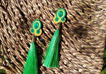 Серьги-кисти