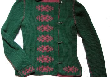 Вязаный жакет