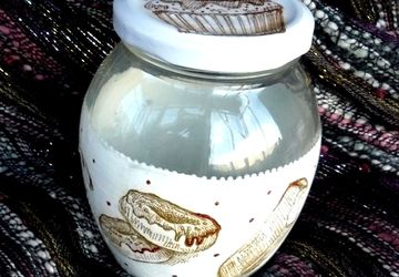 Баночка в технике декупаж