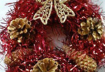 Большой новогодний венок