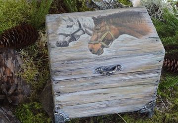 Шкатулка "Лошади"