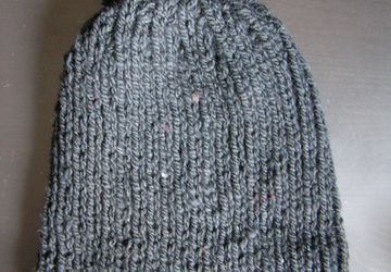 шапка с помпоном