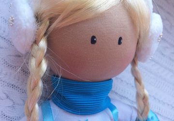 Интерьерная кукла Снежинка