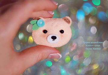 Брошь "Мишутка"