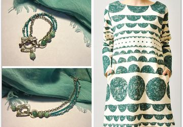 Браслет с амазонитом