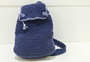 Рюкзачок синий.