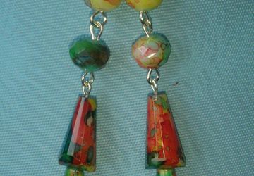 Серьги "Пестрое лето"