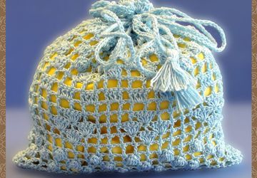 Подарочный мешочек крючком