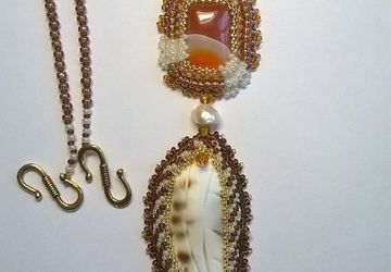 Колье "Лепесток"