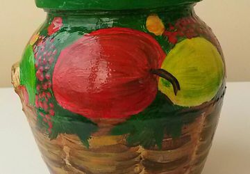 Баночка для мелочей " ягодное лукошко "