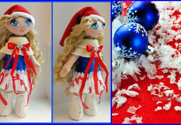 Интерьерная кукла - Снегурочка