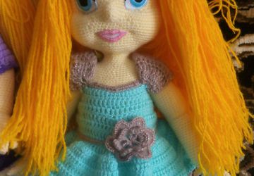 Вязаная кукла (50 см)