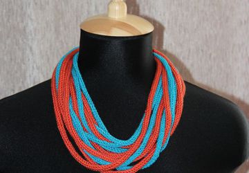 Колье "Лазурный берег"