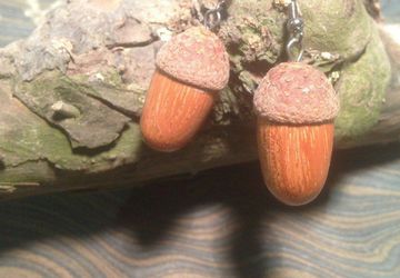 Серьги "Желуди"