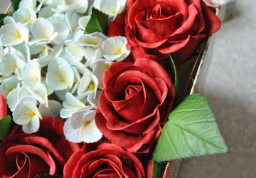 Коробочка с цветами "Romantike"