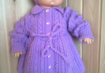 Теплый наряд для малышки