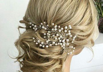 Ажурная веточка в прическу