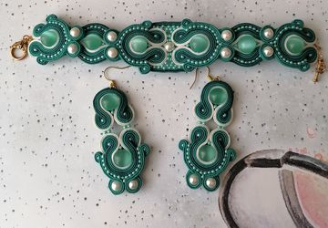 сутажный комплект  "Морская волна"